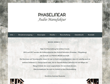 Tablet Screenshot of phaselinear.de